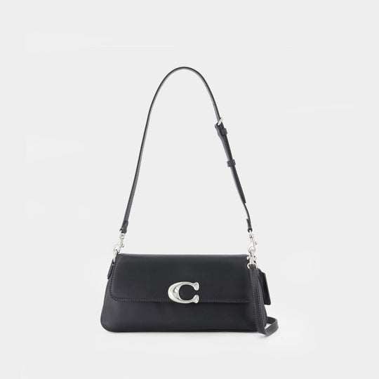 Sac Porté Épaule Refined Jet - Coach - Cuir - Noir