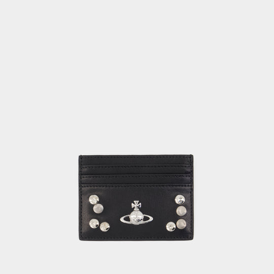 Porte-Carte - Vivienne Westwood - Cuir - Noir
