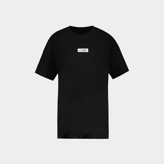 T-Shirt - MM6 Maison Margiela - Coton - Noir