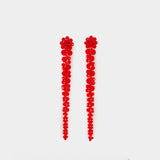 Boucles D'oreilles Drip - Simone Rocha - Laiton - Rouge