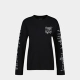 T-Shirt Manche Longue Avec Ruban - Simone Rocha - Coton - Noir