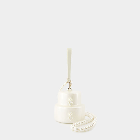 Sac À Bandoulière Gâteau Perlé - Simone Rocha - Beige