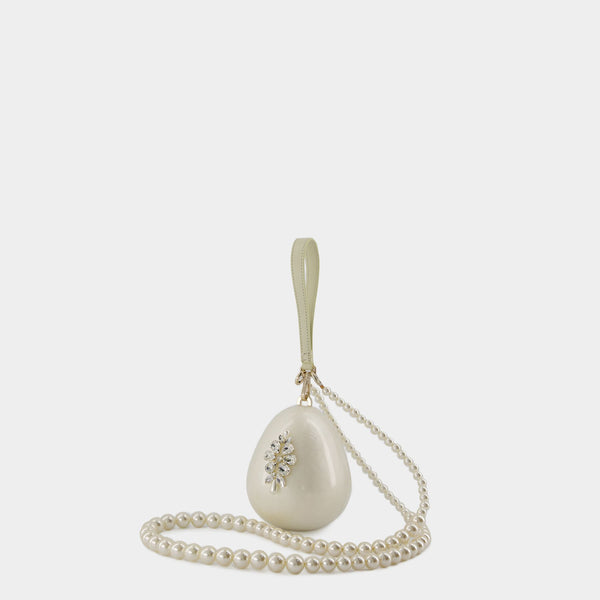 Sac À Bandoulière Micro Egg Bag - Simone Rocha - Pvc - Beige