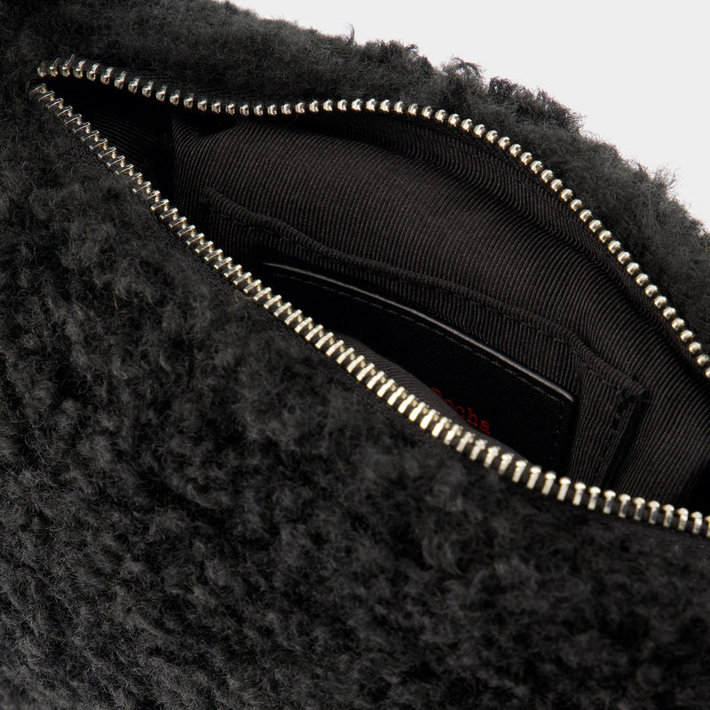 Pochette Creature - Simone Rocha - Shearling - Noir