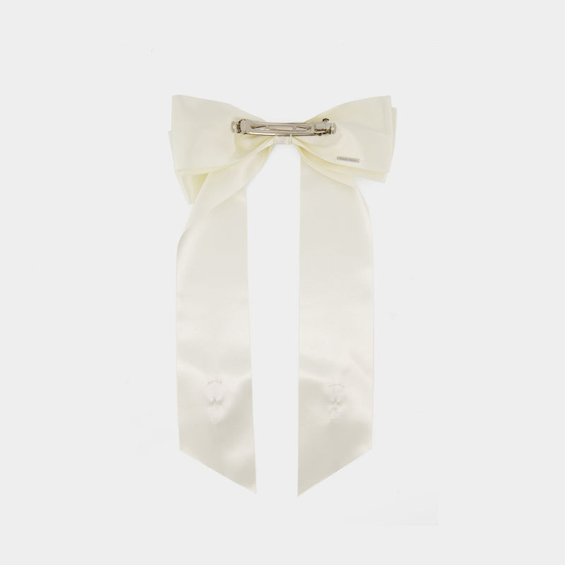 Barrettes Flower Bow - Simone Rocha - Polyester - Ivoire