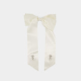 Barrettes Flower Bow - Simone Rocha - Polyester - Ivoire