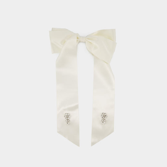 Barrettes Flower Bow - Simone Rocha - Polyester - Ivoire