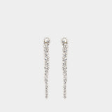 Boucles D'oreilles Drip - Simone Rocha - Cristal - Gris