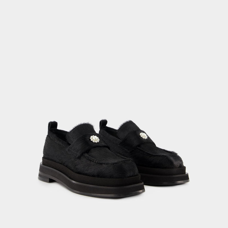 Mocassins Heart Toe - Simone Rocha - Cuir - Noir