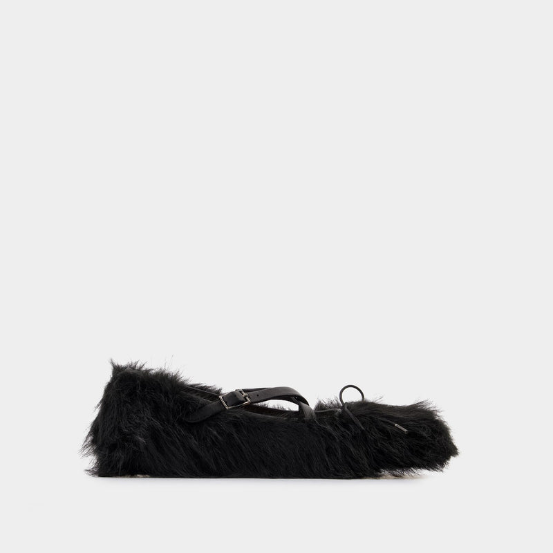 Ballerines Criss Cross - Simone Rocha - Cuir - Noir