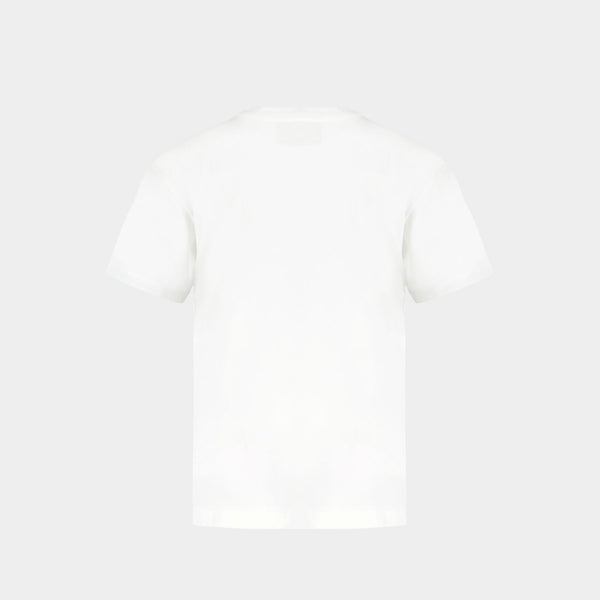 T Shirt Carnation Print - Simone Rocha -Coton  - Blanc