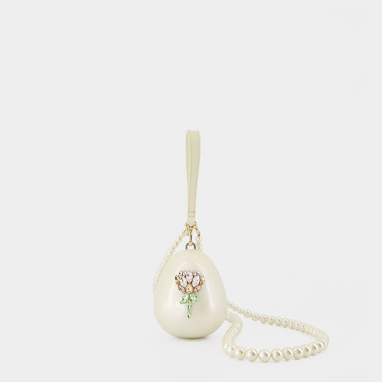 Sac À Bandoulière Micro Egg - Simone Rocha - PVC - Blanc