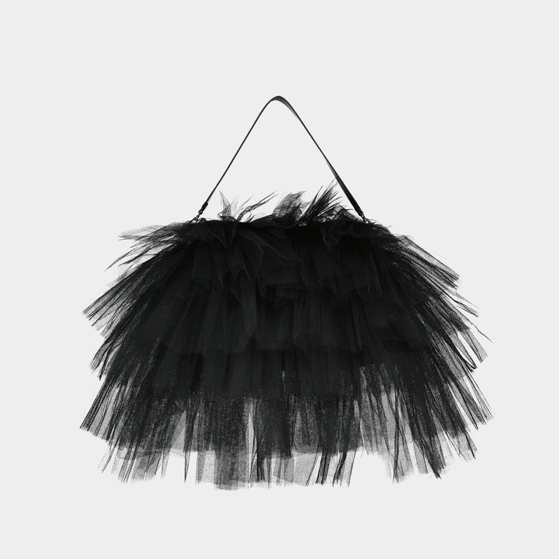 Cabas Oversized Frilly Tutu - Simone Rocha - Polyester - Noir