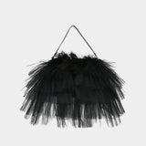 Cabas Oversized Frilly Tutu - Simone Rocha - Polyester - Noir