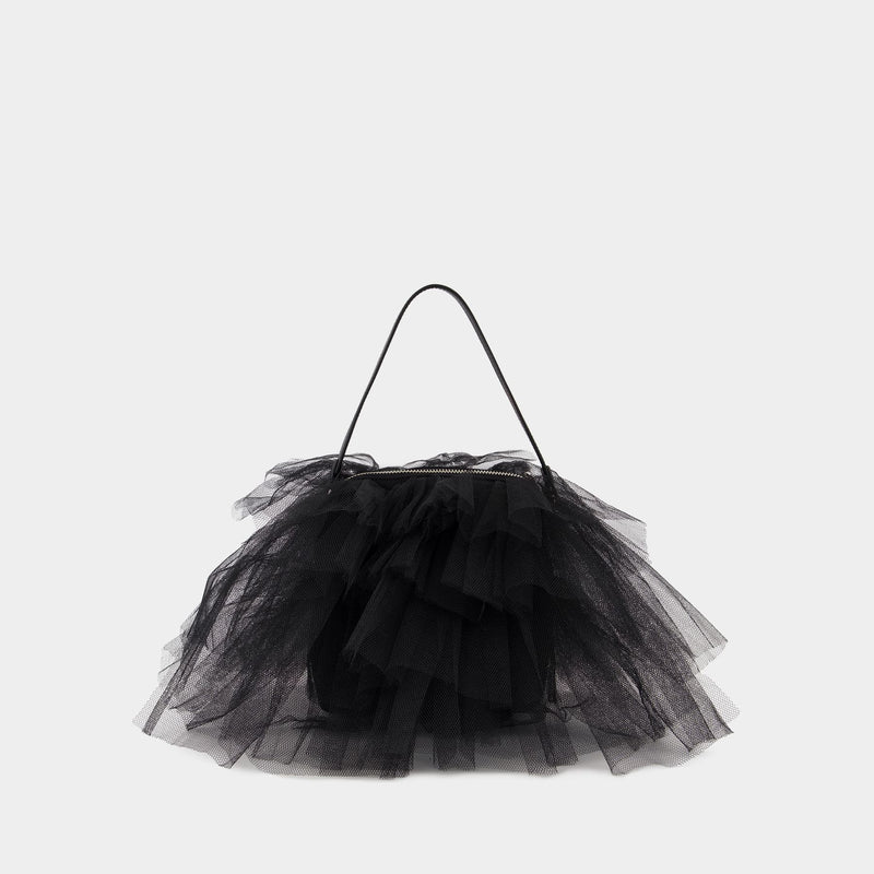 Sac À Bandoulière Mini Frilly Tutu - Simone Rocha - Polyester - Noir