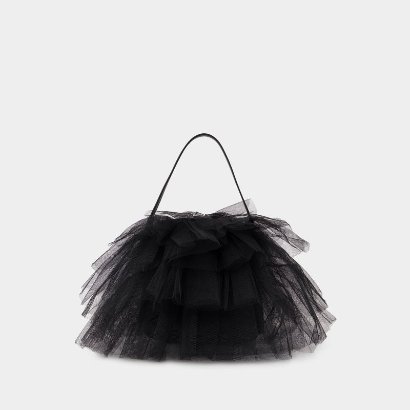 Sac À Bandoulière Mini Frilly Tutu - Simone Rocha - Polyester - Noir