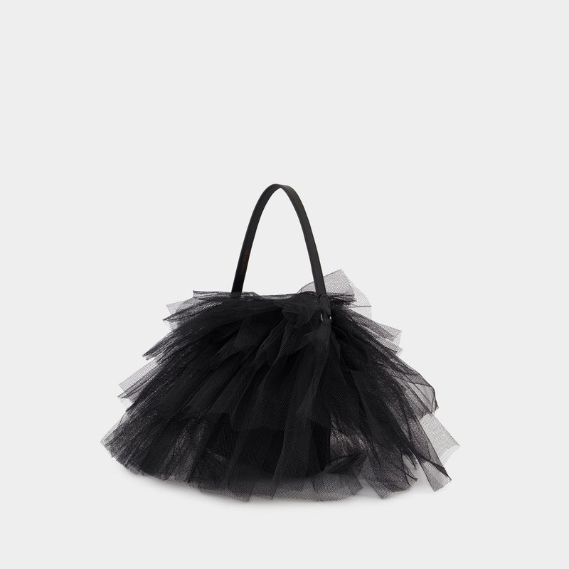 Sac À Bandoulière Mini Frilly Tutu - Simone Rocha - Polyester - Noir