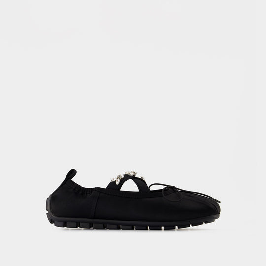 Ballerines Grip - Simone Rocha - Cuir - Noir
