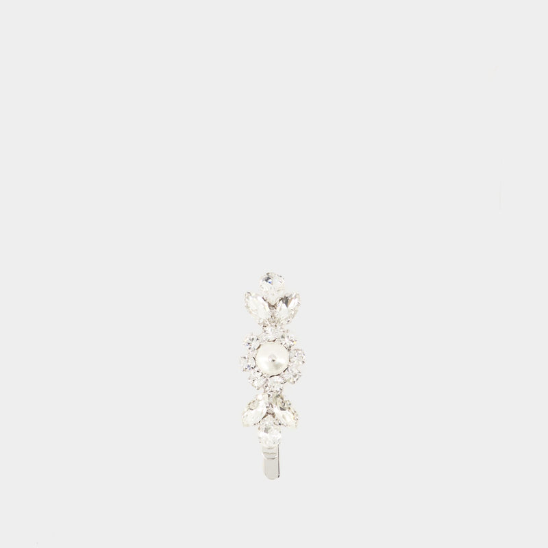 Barrettes Mini Daisy Floret - Simone Rocha - Laiton - Blanc