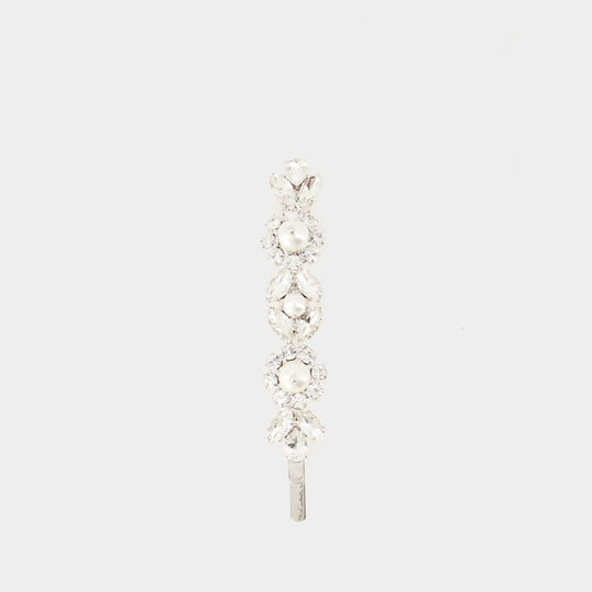 Barrettes Daisy Floret - Simone Rocha - Laiton - Blanc