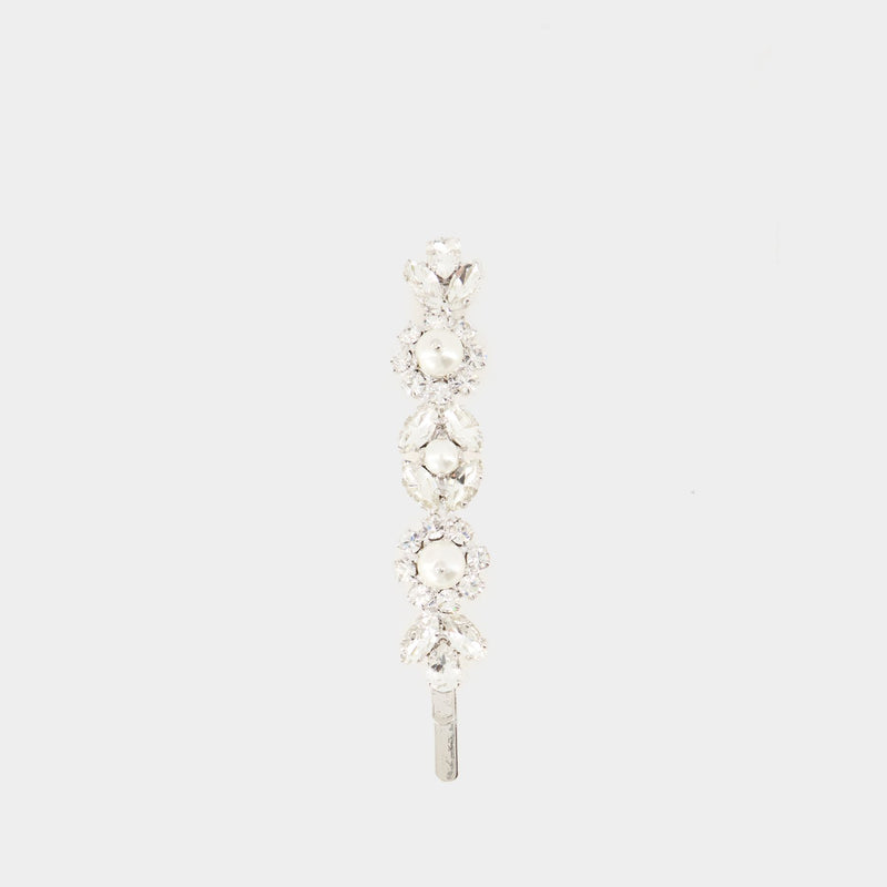 Barrettes Daisy Floret - Simone Rocha - Laiton - Blanc