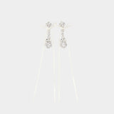 Boucles D'oreilles Victorian Bow - Simone Rocha - Cristal - Beige