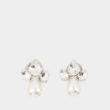 Boucles D'oreilles Victorian Floret - Simone Rocha - Perle - Blanc