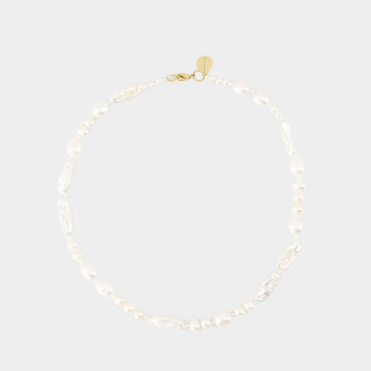 Collier Baroque Pearl Legato Pattern - Simone Rocha - Perles - Blanc