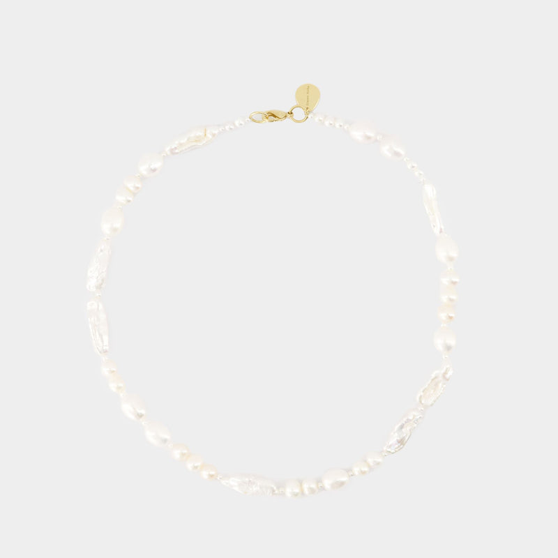 Collier Baroque Pearl Legato Pattern - Simone Rocha - Perles - Blanc