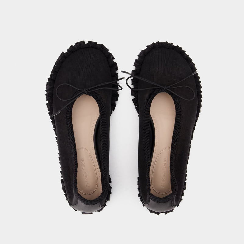 Ballerines Tutu Frill - Simone Rocha - Maille - Noir