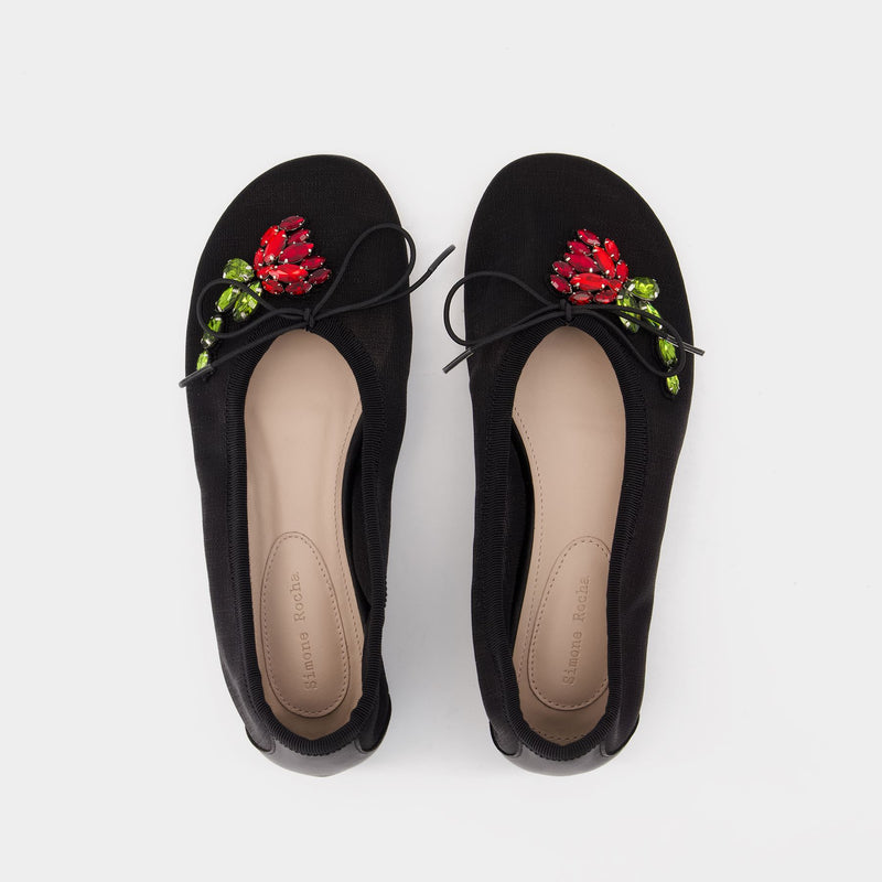 Ballerines Mesh - Simone Rocha - Maille - Noir