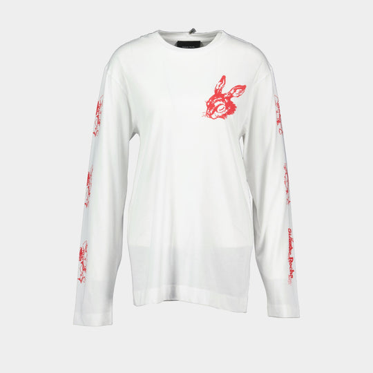 T-Shirt Tortoise & Hare - Simone Rocha - Coton - Blanc