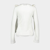 T-Shirt Bow Tail - Simone Rocha - Synthétique - Blanc