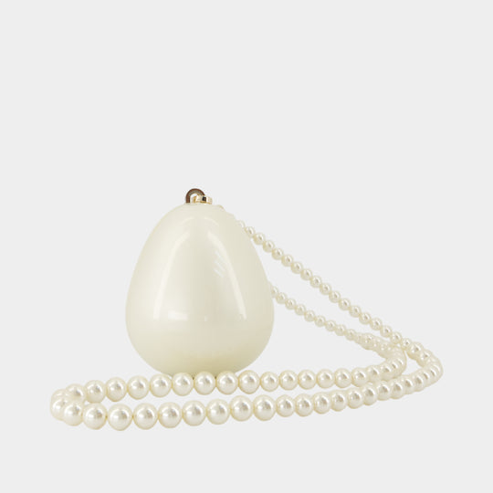 Sac À Bandoulière Micro Egg - Simone Rocha - Synthétique - Blanc