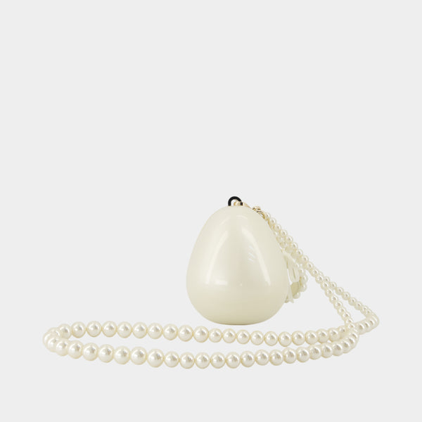 Sac À Bandoulière Micro Egg - Simone Rocha - Synthétique - Blanc