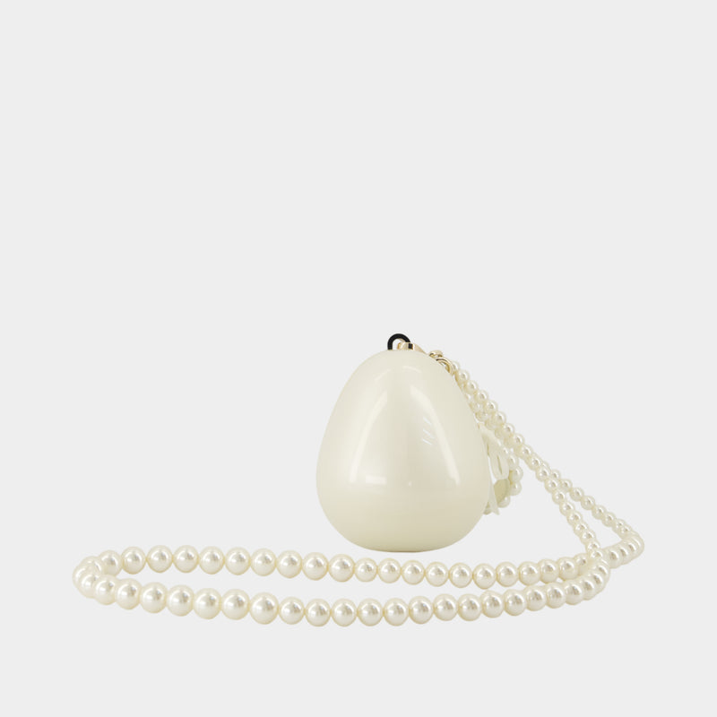 Sac À Bandoulière Micro Egg - Simone Rocha - Synthétique - Blanc