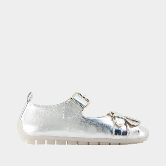 Ballerines Buckle Grip - Simone Rocha - Cuir - Argenté