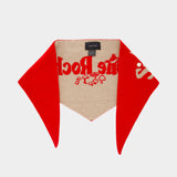 Écharpe Logo - Simone Rocha - Laine - Rouge