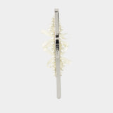 Barrettes Petite Bow - Simone Rocha - Perle - Blanc