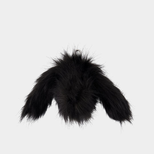 Porte-Monnaie Hare - Simone Rocha - Fausse Fourrure - Noir