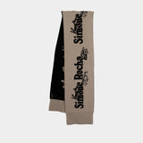 Écharpe Logo - Simone Rocha - Laine - Beige