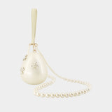 Sac À Bandoulière Micro Egg - Simone Rocha - Acrylique - Ivoire