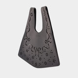 Cabas Mini Lasercut - Simone Rocha - Cuir - Noir