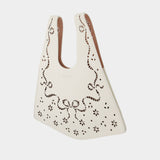 Cabas Mini Lasercut - Simone Rocha - Cuir - Ivoire