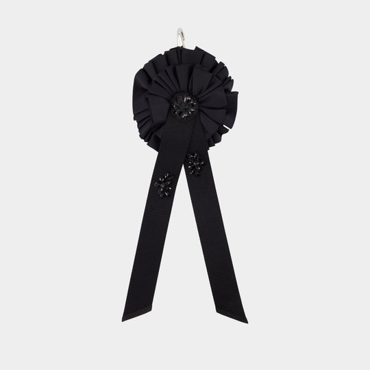 Porte-Monnaie Ribbon Rosette - Simone Rocha - Nylon - Noir