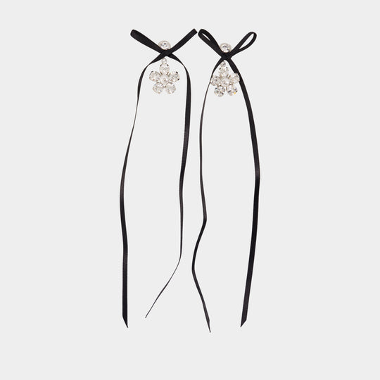 Boucles D'oreilles Daisy - Simone Rocha - Perles Synthétiques - Ivoire