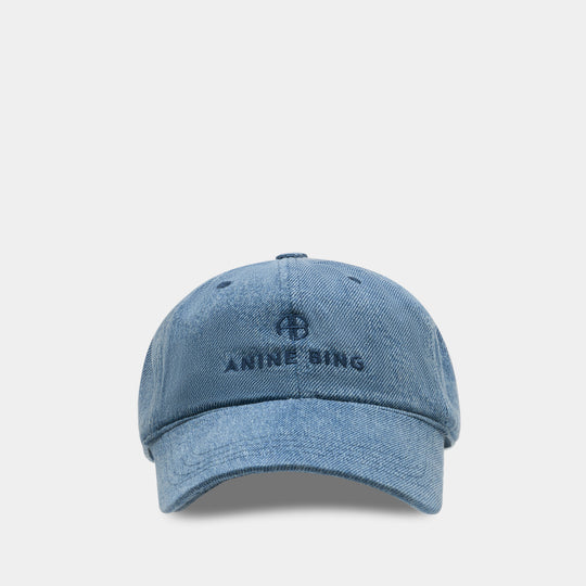 Casquette Jeremy Baseball Ab - ANINE BING - Coton - Bleu