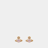 Boucles D'oreilles Ariella - Vivienne Westwood - Métal - Rose
