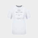 T-Shirt Zewel Gz - Isabel Marant - Lin - Blanc