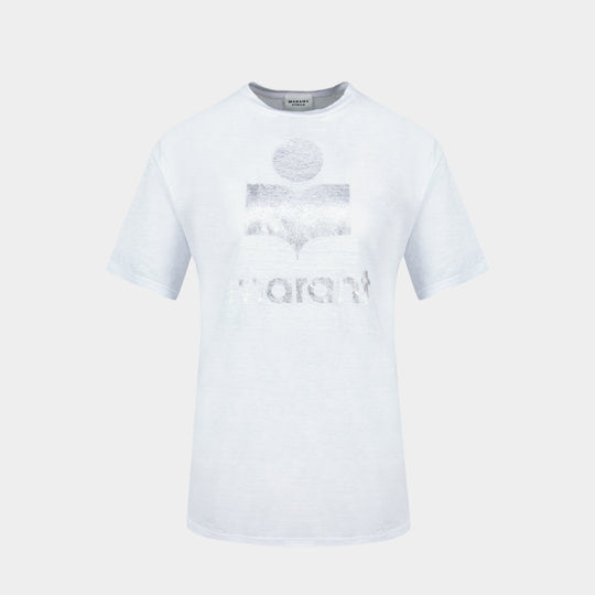 T-Shirt Zewel Gz - Isabel Marant - Lin - Blanc